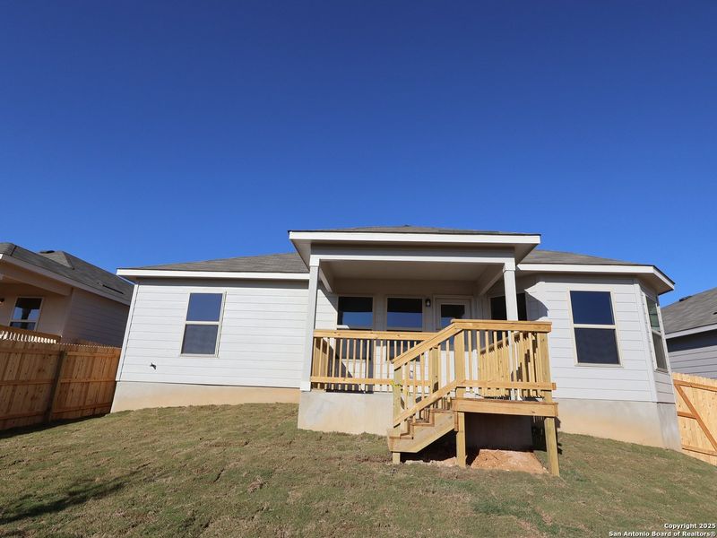 Exterior details and patio area of a home in Paloma Park, Converse (Image 22). Exterior details and patio area of a home in Paloma Park, Converse (Image 22).