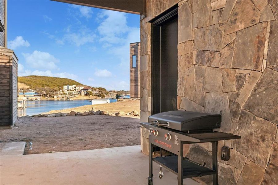 Exterior details and patio area of a home in , Graford (Image 22). Exterior details and patio area of a home in , Graford (Image 22).