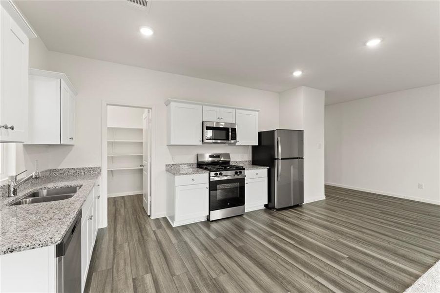 Furnished interior view inside a new home in Noble Ridge, Howe (Image 7).