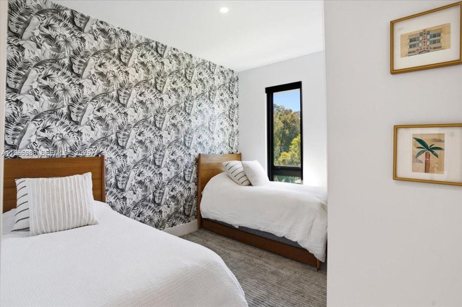 Furnished interior view inside a new home in , Miami Beach (Image 8).