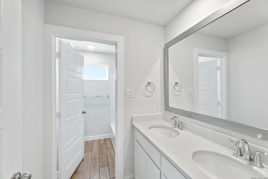 Furnished interior view inside a new home in Hunter's Ranch, San Antonio (Image 6).