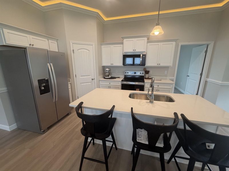 Furnished interior view inside a new home in Stones Throw, Inman (Image 8). Furnished interior view inside a new home in Stones Throw, Inman (Image 8).