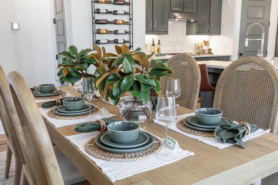 Representative Dining Room - some options shown Representative Dining Room - some options shown