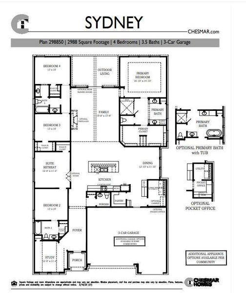 2D floor plan layout of this home in Wildrye, Waller, TX (Image 3).