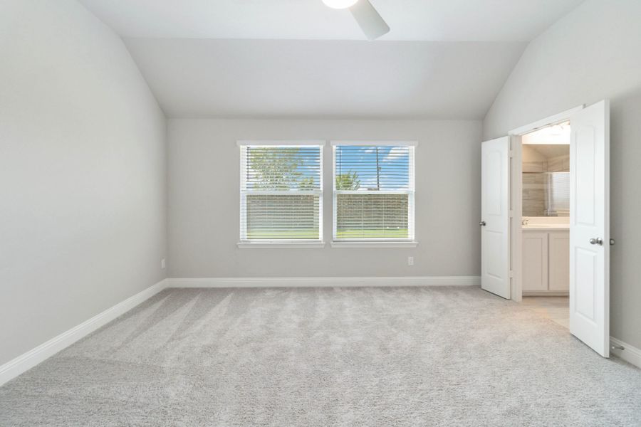 Representative unfurnished interior of a home built from the McKinney by Pacesetter Homes in Creekview Meadows, Pilot Point (Image 16). Representative unfurnished interior of a home built from the McKinney by Pacesetter Homes in Creekview Meadows, Pilot Point (Image 16).