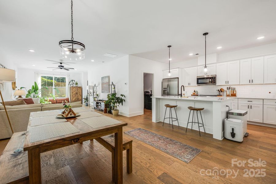 Open Dining and Kitchen Open Dining and Kitchen