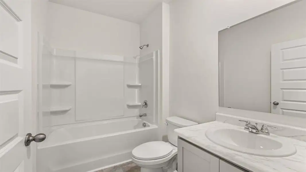 Furnished interior view inside a new home in Champion's Run, Lithonia (Image 9).