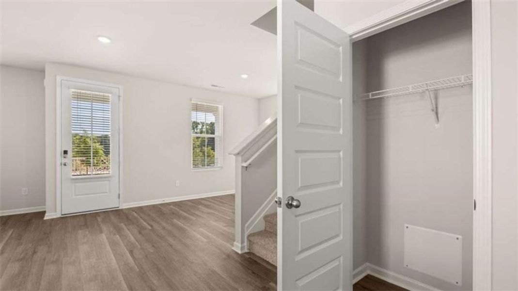 Spacious, unfurnished interior of a new home in Brookland Commons, Monroe (Image 19).