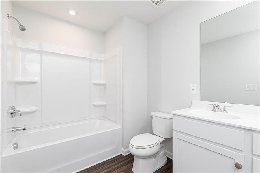 Furnished interior view inside a new home in Riverside Ridge, Lawrenceville (Image 13). Furnished interior view inside a new home in Riverside Ridge, Lawrenceville (Image 13).