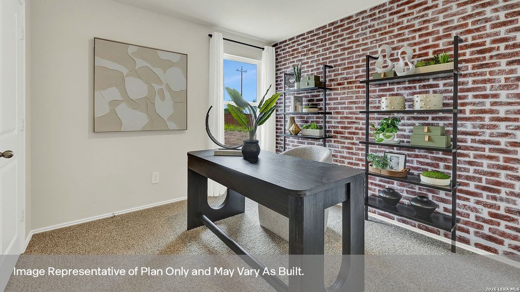 Furnished interior view inside a new home in Lantana, Lockhart (Image 5).
