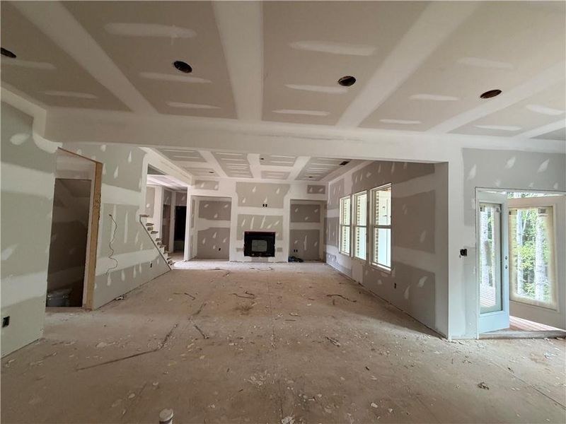 In-progress construction of a new home in , Buford, GA (Image 5).
