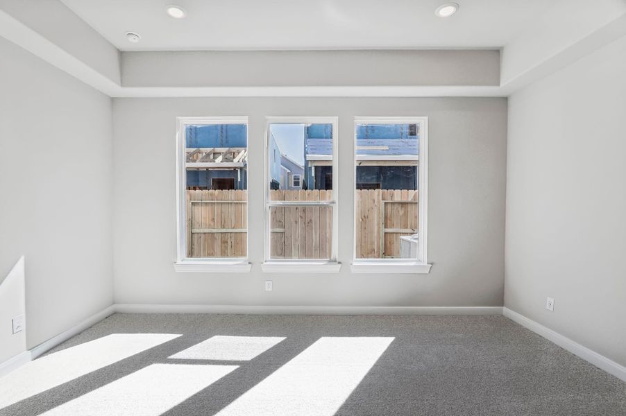 Photos are not of the actual home, but are photos of the builder home with same floorplan