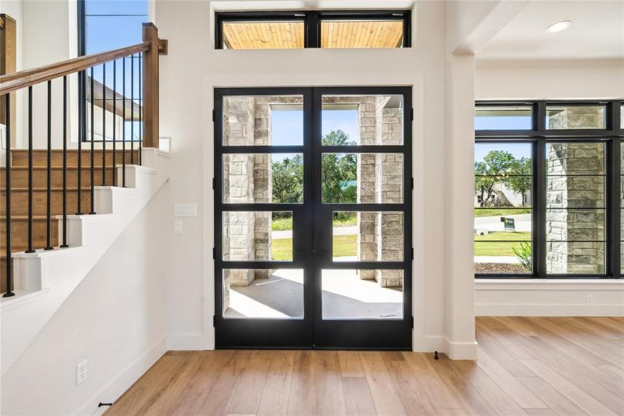 Double Door Modern Front entry