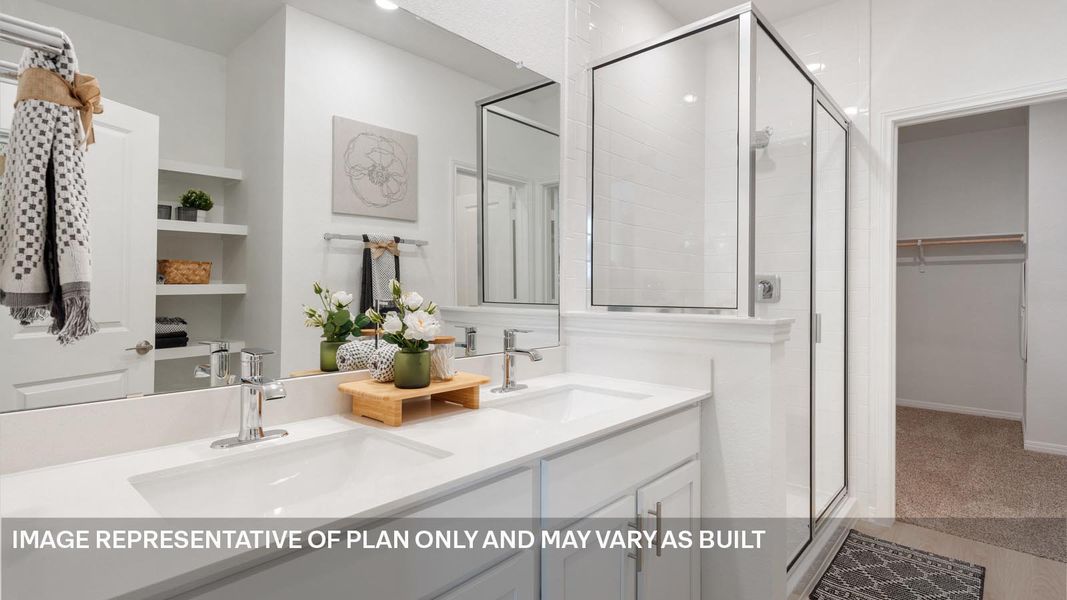 Furnished interior view inside a new home in Avery Centre, Round Rock (Image 23).