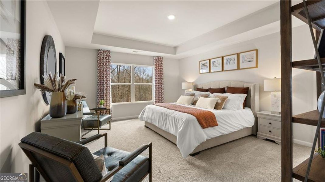 Furnished interior view inside a new home in Echo Glen, Stockbridge (Image 8).