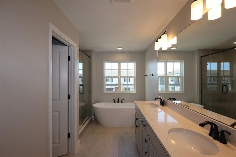 Furnished interior view inside a new home in Eden at Crossprairie, St. Cloud (Image 7).