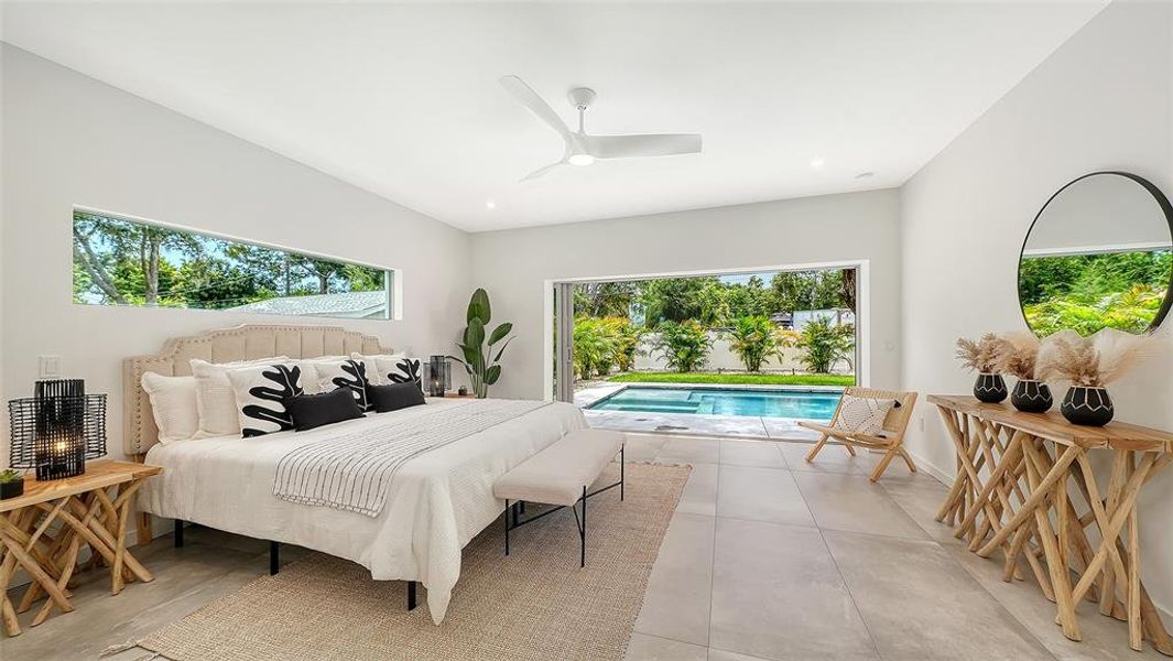 Furnished interior view inside a new home in , Sarasota (Image 50).