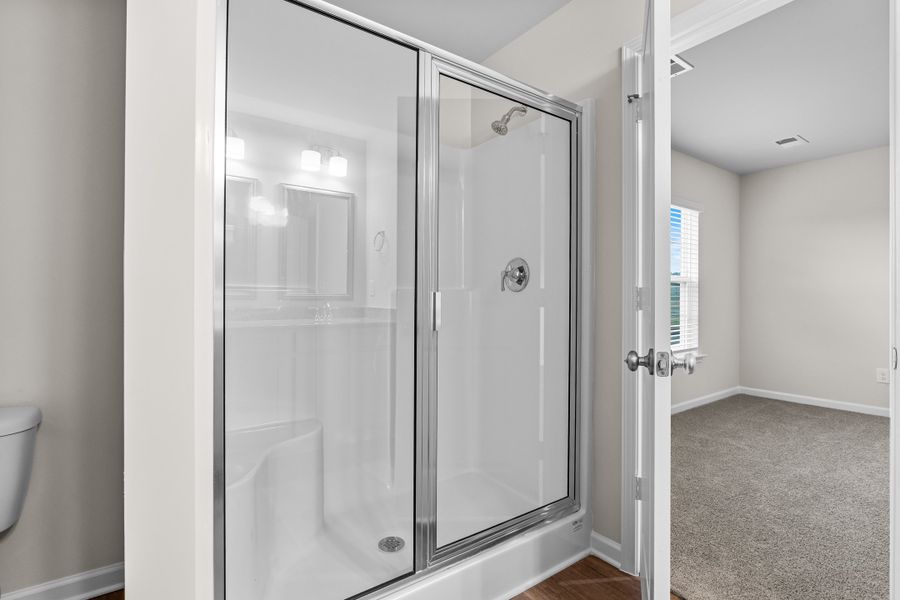 Representative furnished interior of a home built from the Balsa by McGuinn Homes in Sibley Village Townhomes, Sumter (Image 45).