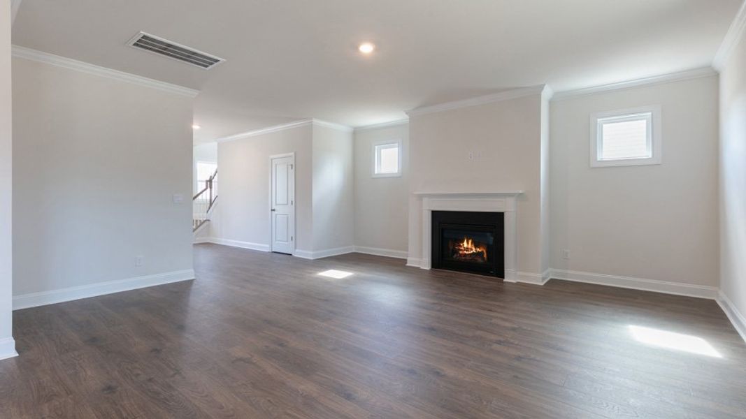Spacious, unfurnished interior of a new home in The Manors at Winston Pointe, Clayton (Image 12).
