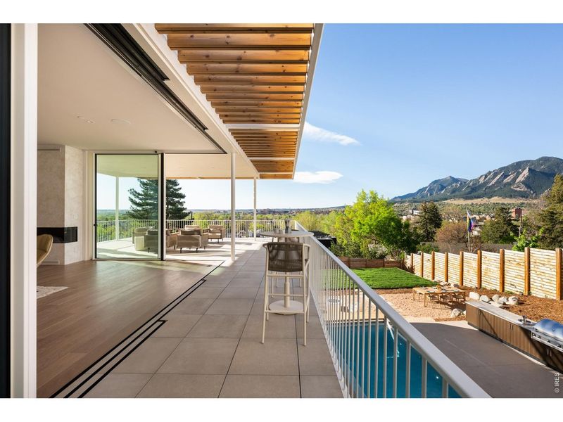 Exterior details and patio area of a home in , Boulder (Image 20). Exterior details and patio area of a home in , Boulder (Image 20).
