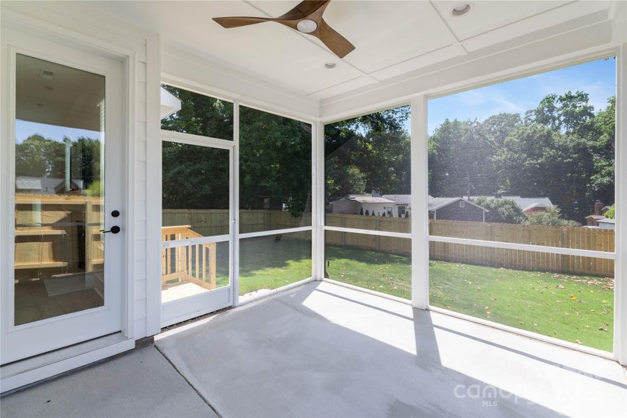 Exterior details and patio area of a home in , Charlotte (Image 3).