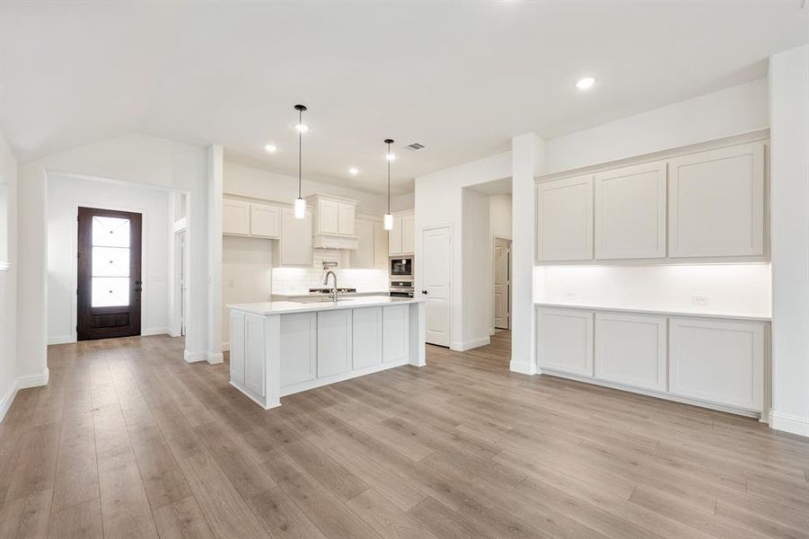 Furnished interior view inside a new home in Meadow Vista 50-55, Anna (Image 6). Furnished interior view inside a new home in Meadow Vista 50-55, Anna (Image 6).