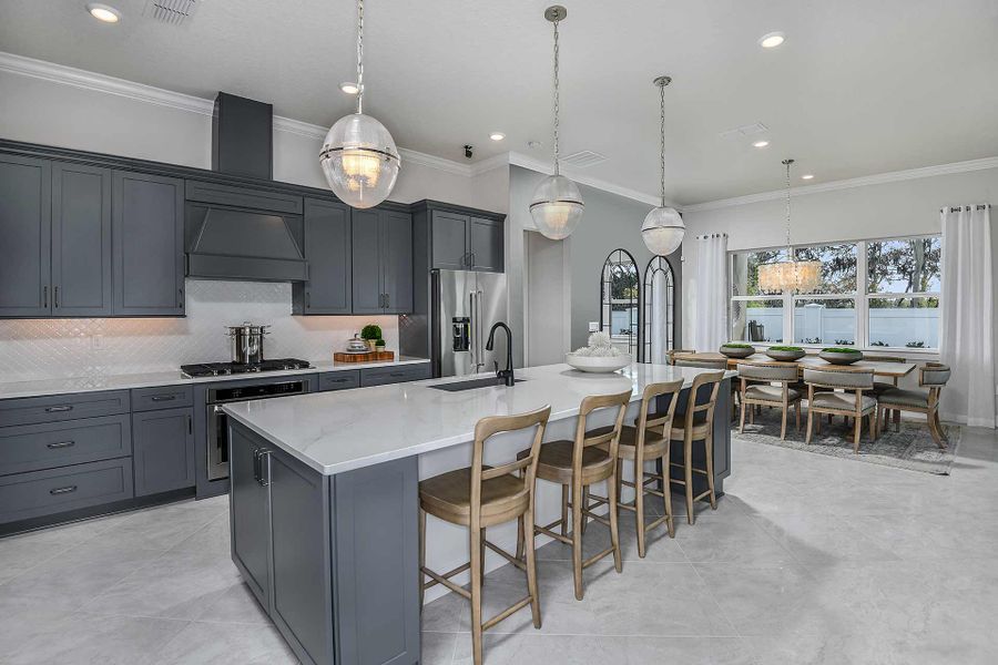 Furnished interior view inside a new home in Avondale at Avenir, Palm Beach Gardens (Image 12).