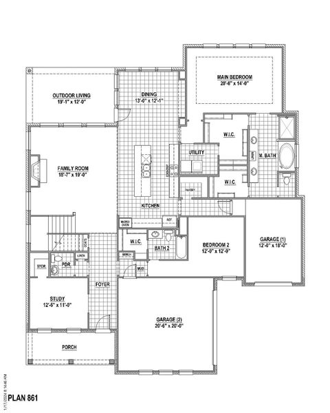 Plan 861 1st Floor