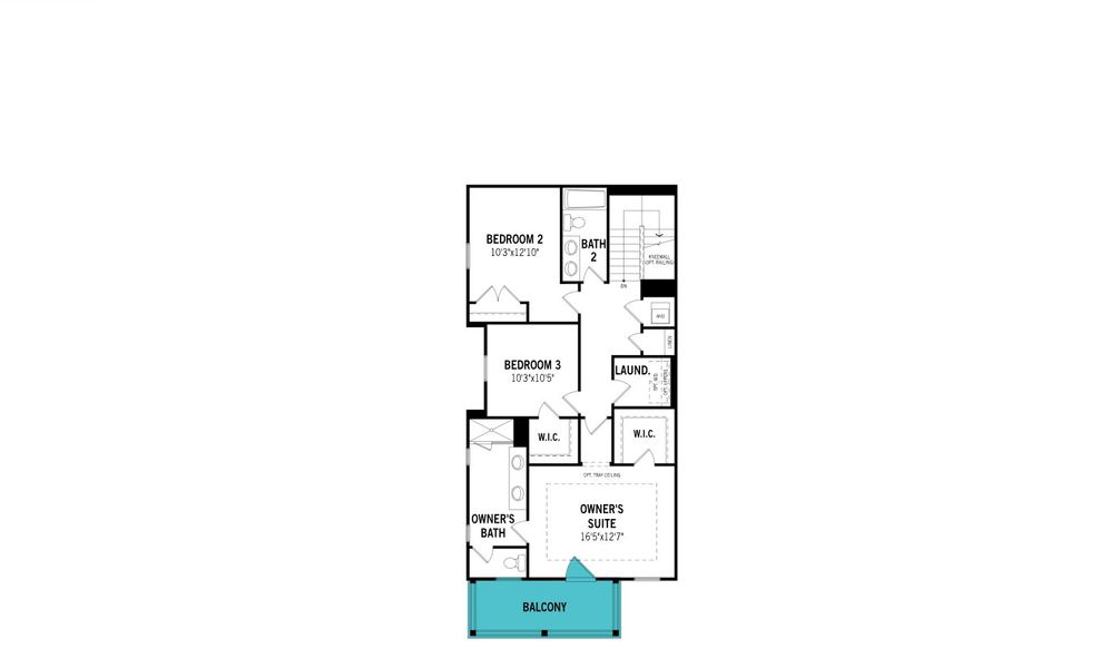 2D floor plan layout of this home in Celebration, Celebration, FL (Image 2).