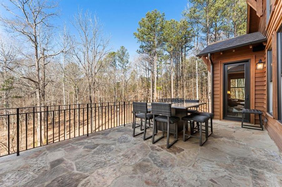 Exterior details and patio area of a home in , Newnan (Image 3).