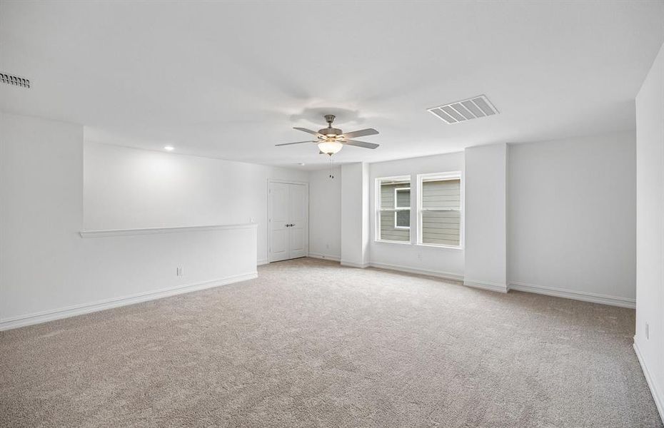 Spacious game room