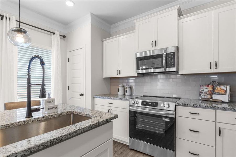 Furnished interior view inside a new home in Varnell Preserve, Dalton (Image 18).