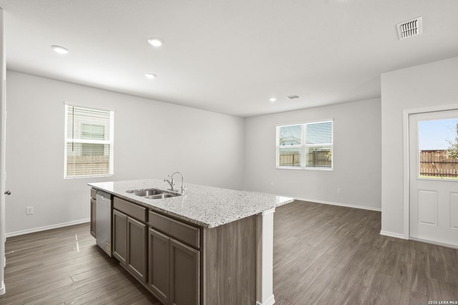 Furnished interior view inside a new home in Blue Ridge Ranch, San Antonio (Image 7).