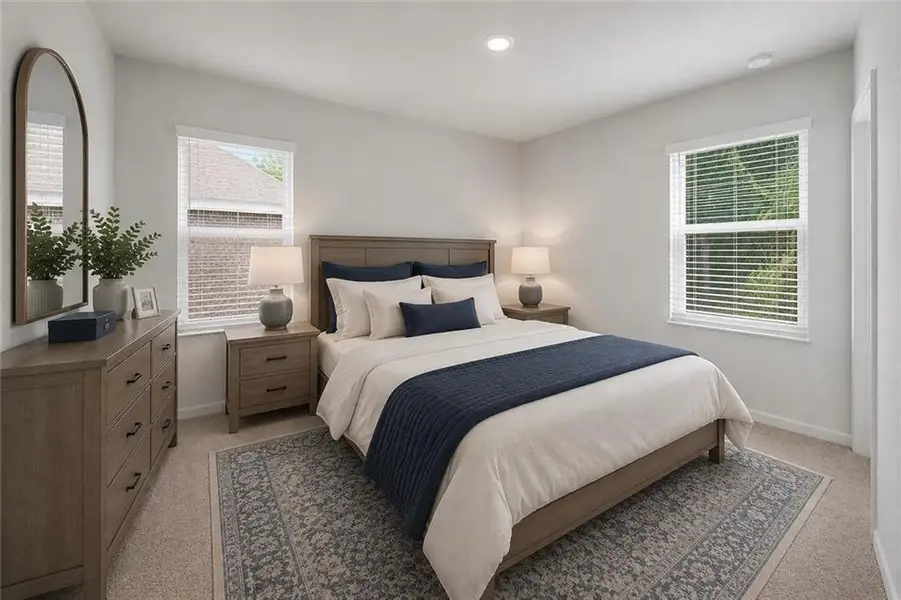 Furnished interior view inside a new home in , Grayson (Image 6).