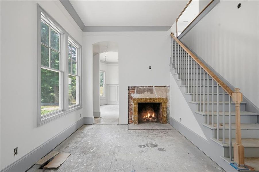 In-progress construction of a new home in , Marietta, GA (Image 24).