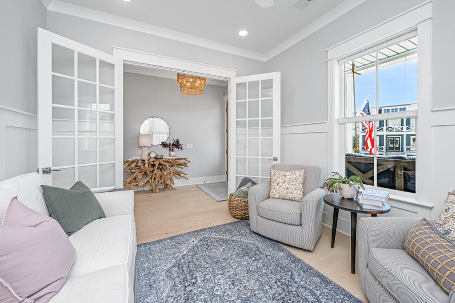 Furnished interior view inside a new home in , Charleston (Image 3).