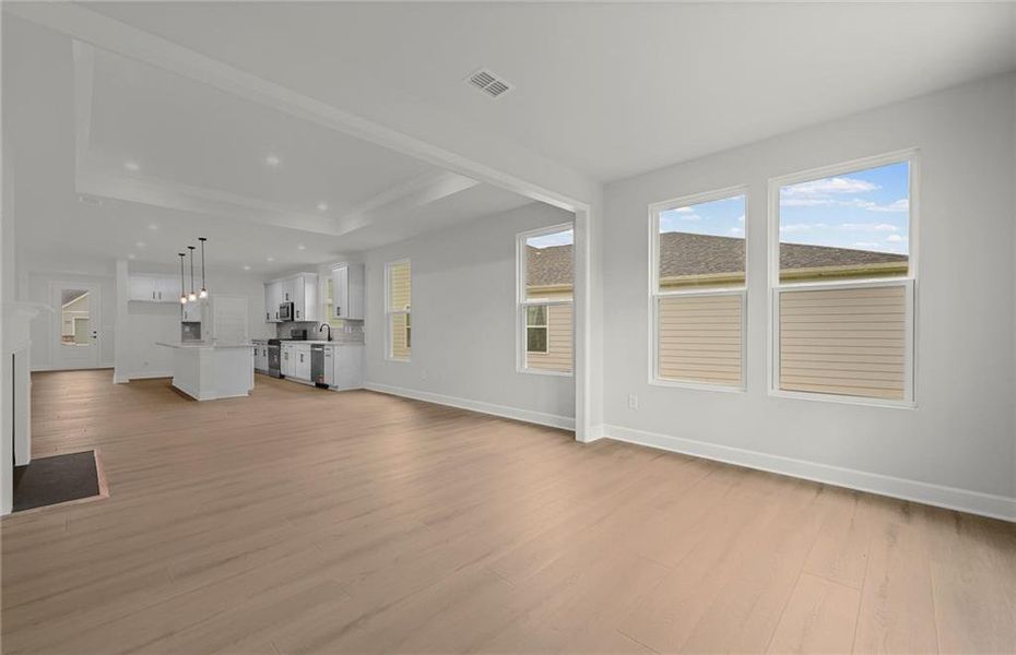 Spacious, unfurnished interior of a new home in Sun City Peachtree, Griffin (Image 6).