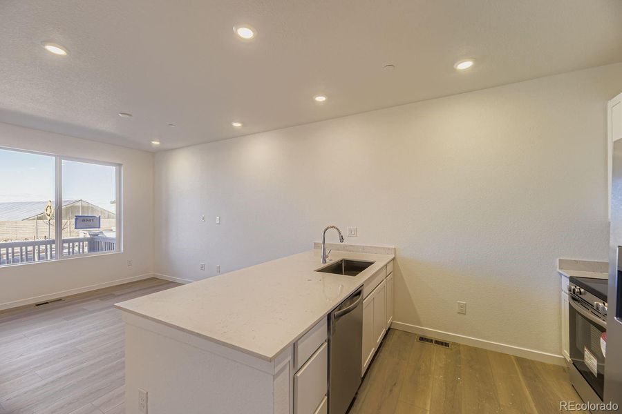 Furnished interior view inside a new home in , Centennial (Image 6).