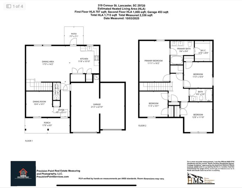 2D floor plan layout of this home in , Lancaster, SC (Image 3).