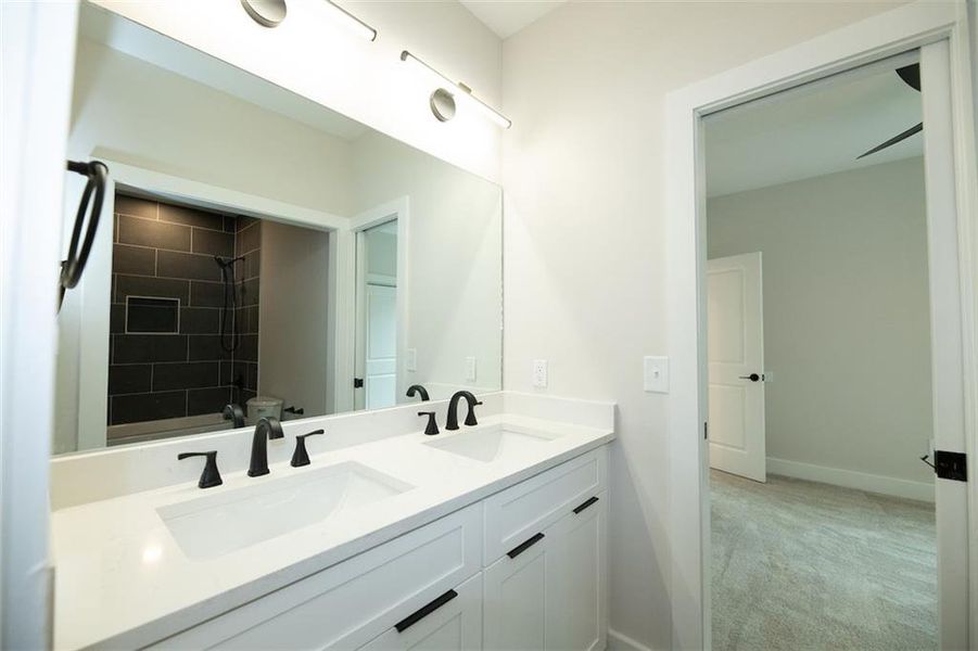 Furnished interior view inside a new home in , Atlanta (Image 9).