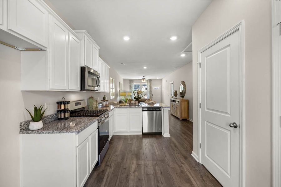 Representative furnished interior of a home built from the Calloway 3 by D.R. Horton in Byrd Village, Graniteville (Image 11).