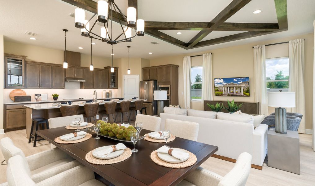 Ideal floorplan for entertaining