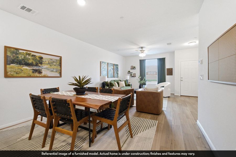 Furnished interior view inside a new home in Municipal Drive Townhomes, Leander (Image 10).