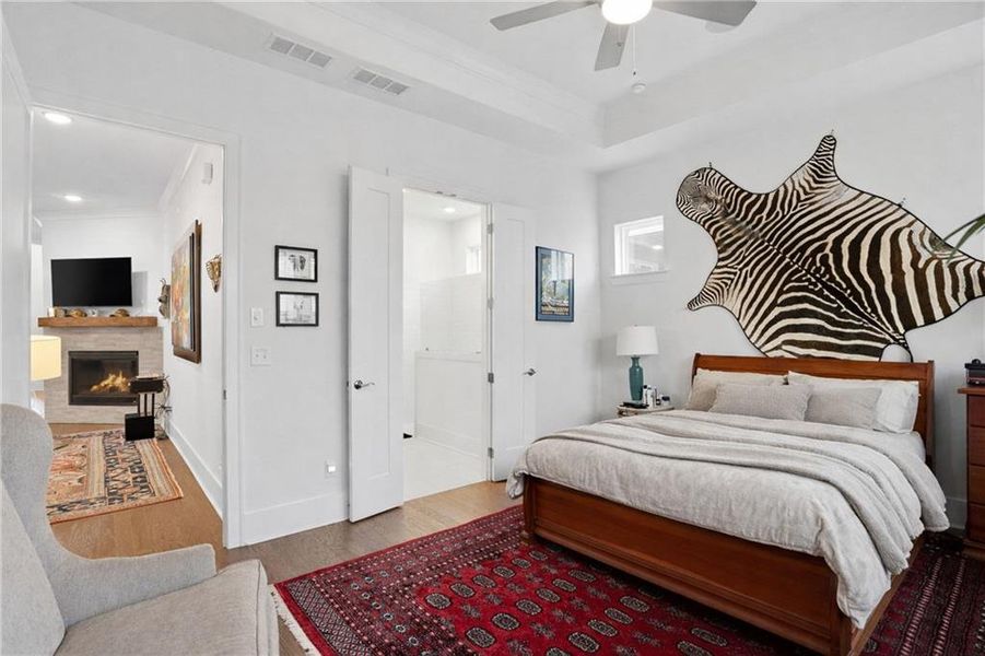 Furnished interior view inside a new home in , Flowery Branch (Image 28).