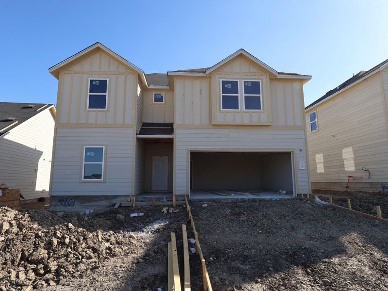In-progress construction of a new home in Cascades at Onion Creek, Austin, TX (Image 8).