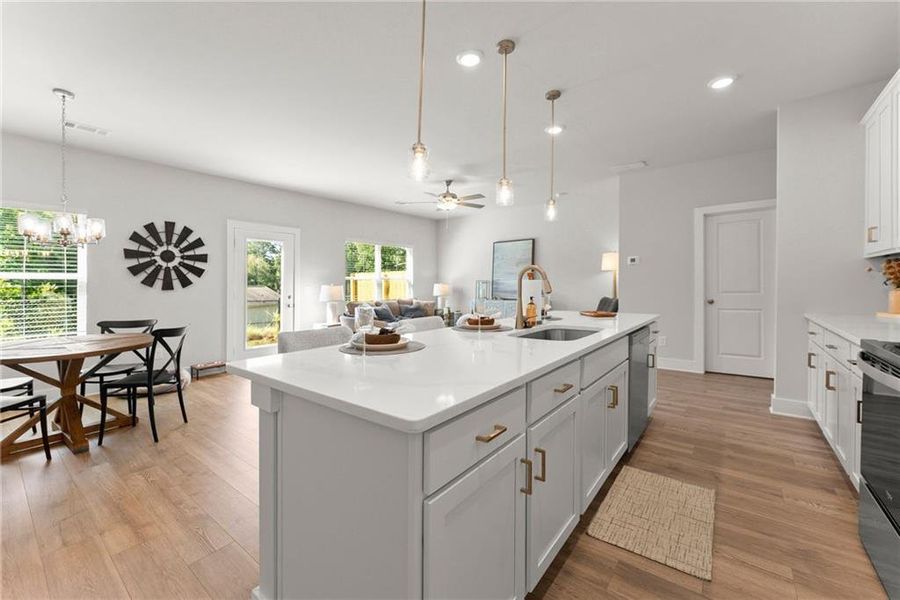Furnished interior view inside a new home in , Dawsonville (Image 30).