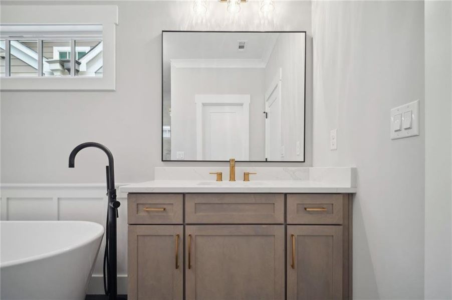 Furnished interior view inside a new home in South on Main, Woodstock (Image 32).