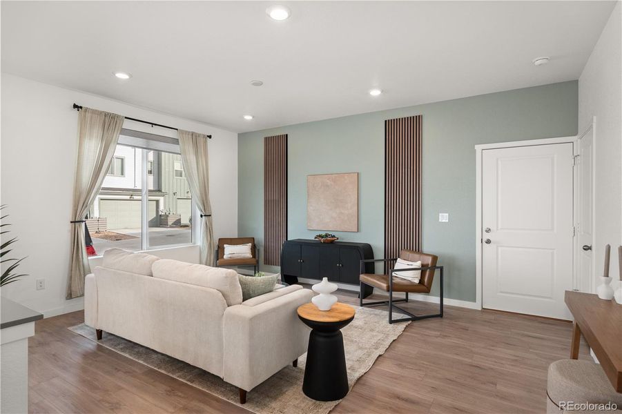 Furnished interior view inside a new home in Whisper Village, Arvada (Image 13).