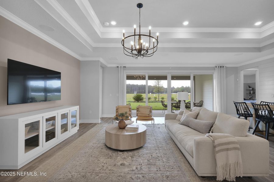 Furnished interior view inside a new home in Hyland Trail, Green Cove Springs (Image 20). Furnished interior view inside a new home in Hyland Trail, Green Cove Springs (Image 20).