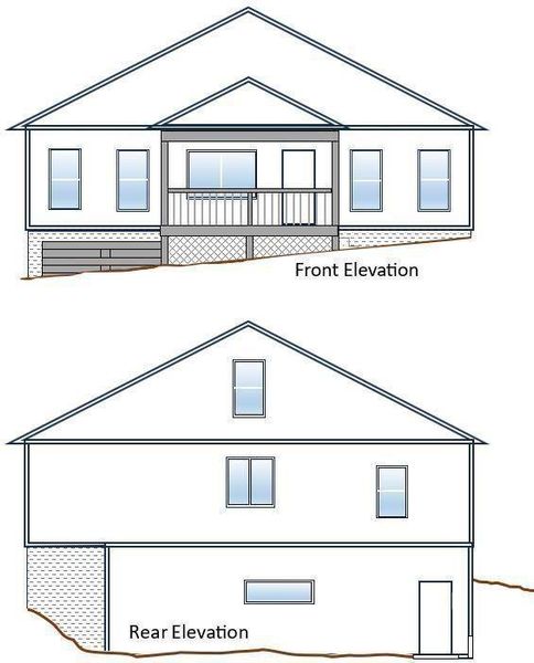 Exterior rendering of this home design in , Cartersville, GA (Image 2). Exterior rendering of this home design in , Cartersville, GA (Image 2).